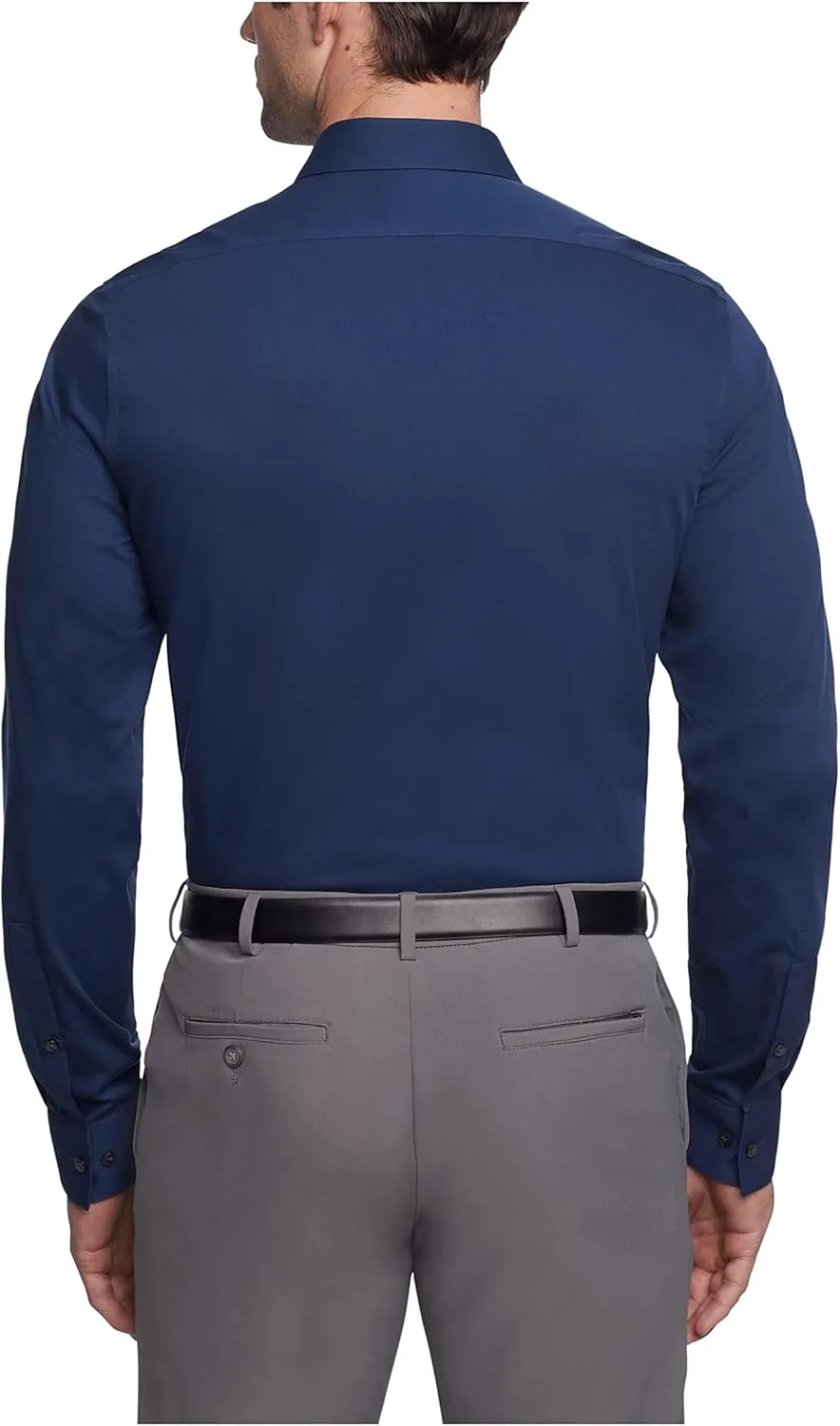 Calvin Klein Men's Slim Fit Non Iron Solid Dress Shirt - Amazon Exclusive