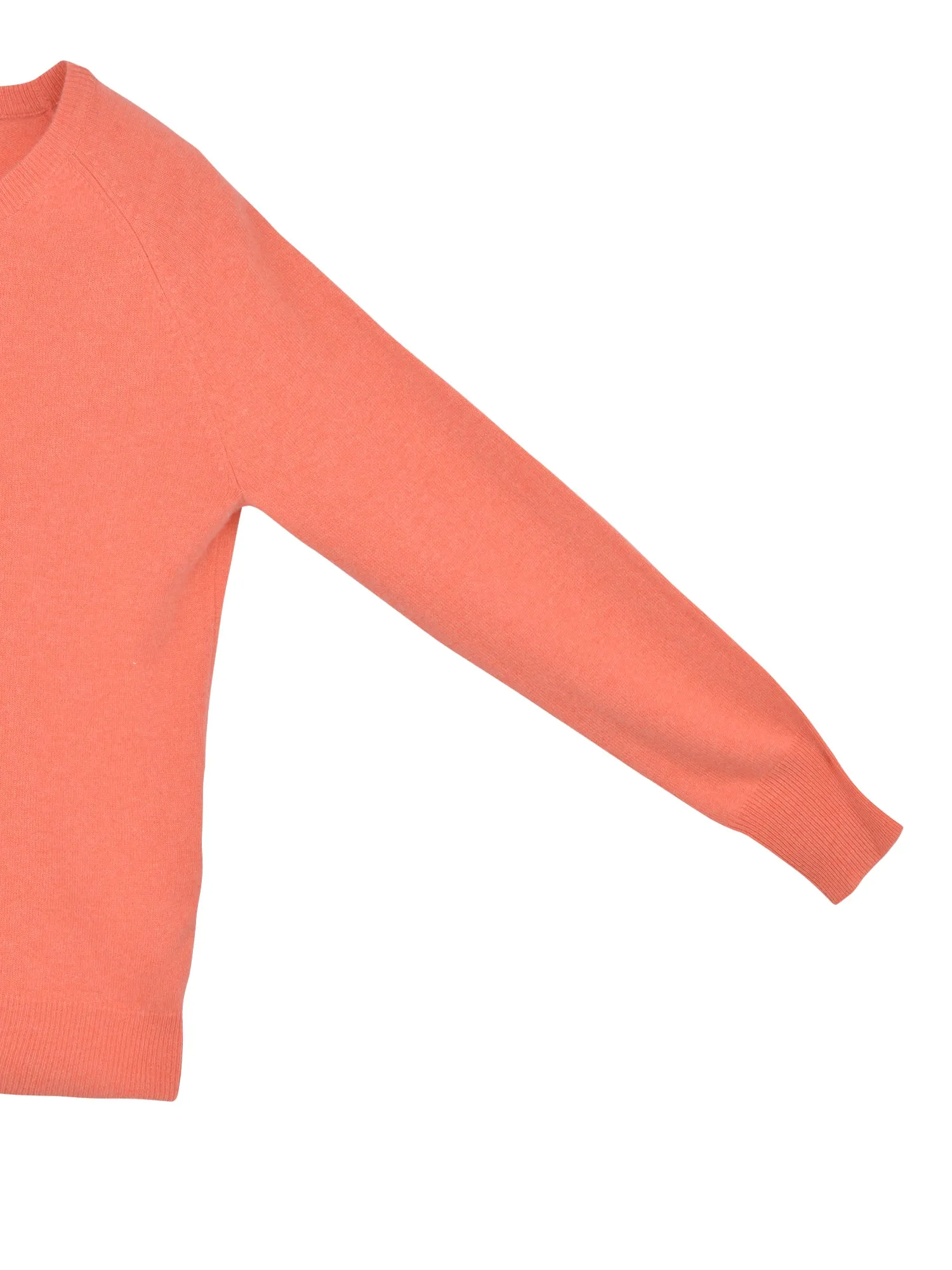 Classic Crew Neck Sweater_Coral