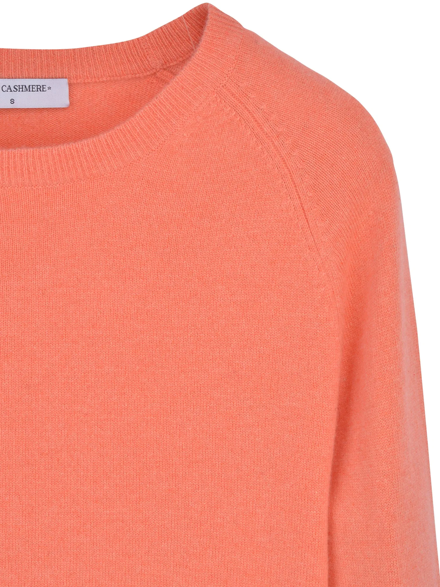 Classic Crew Neck Sweater_Coral