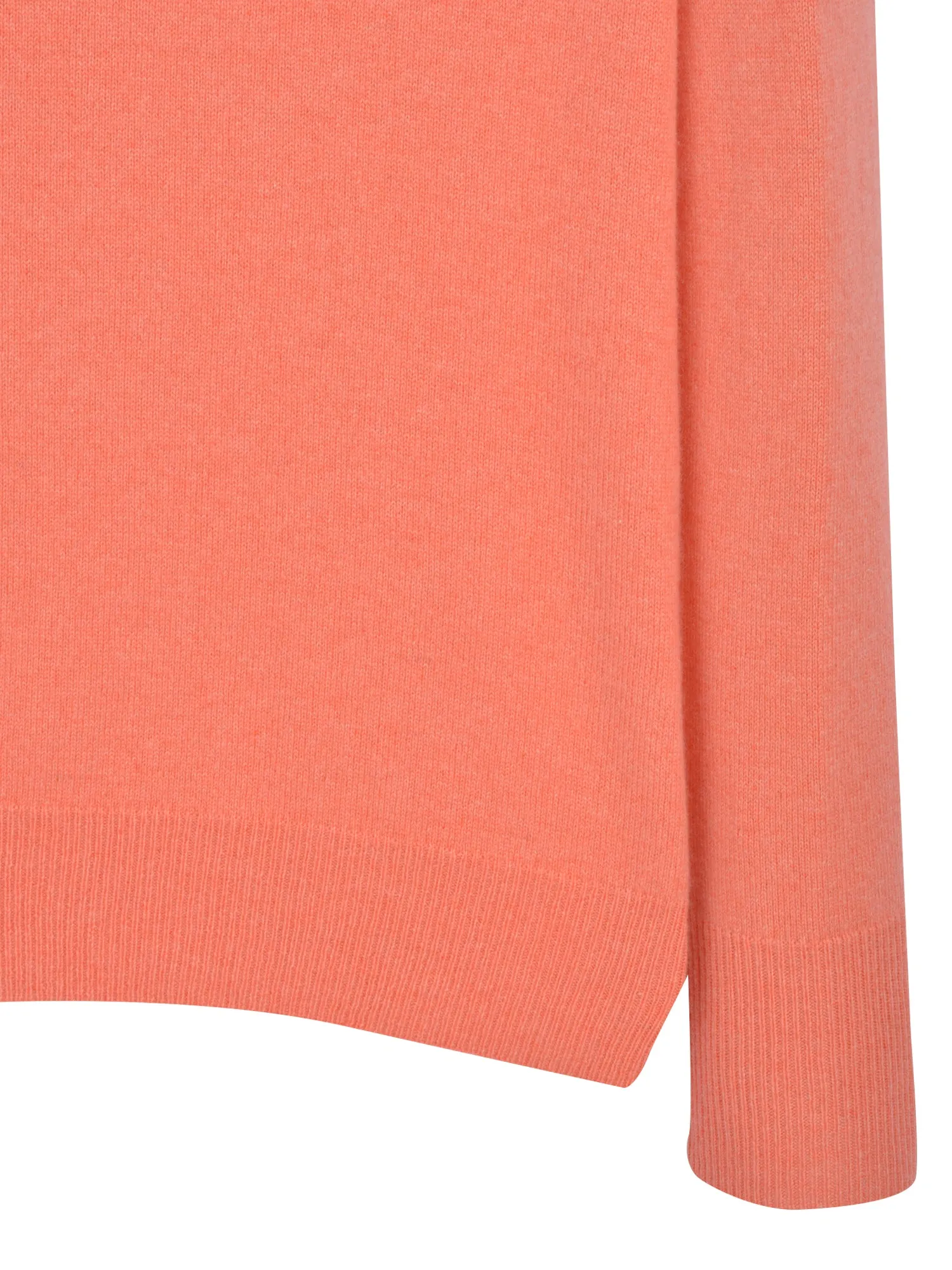 Classic Crew Neck Sweater_Coral