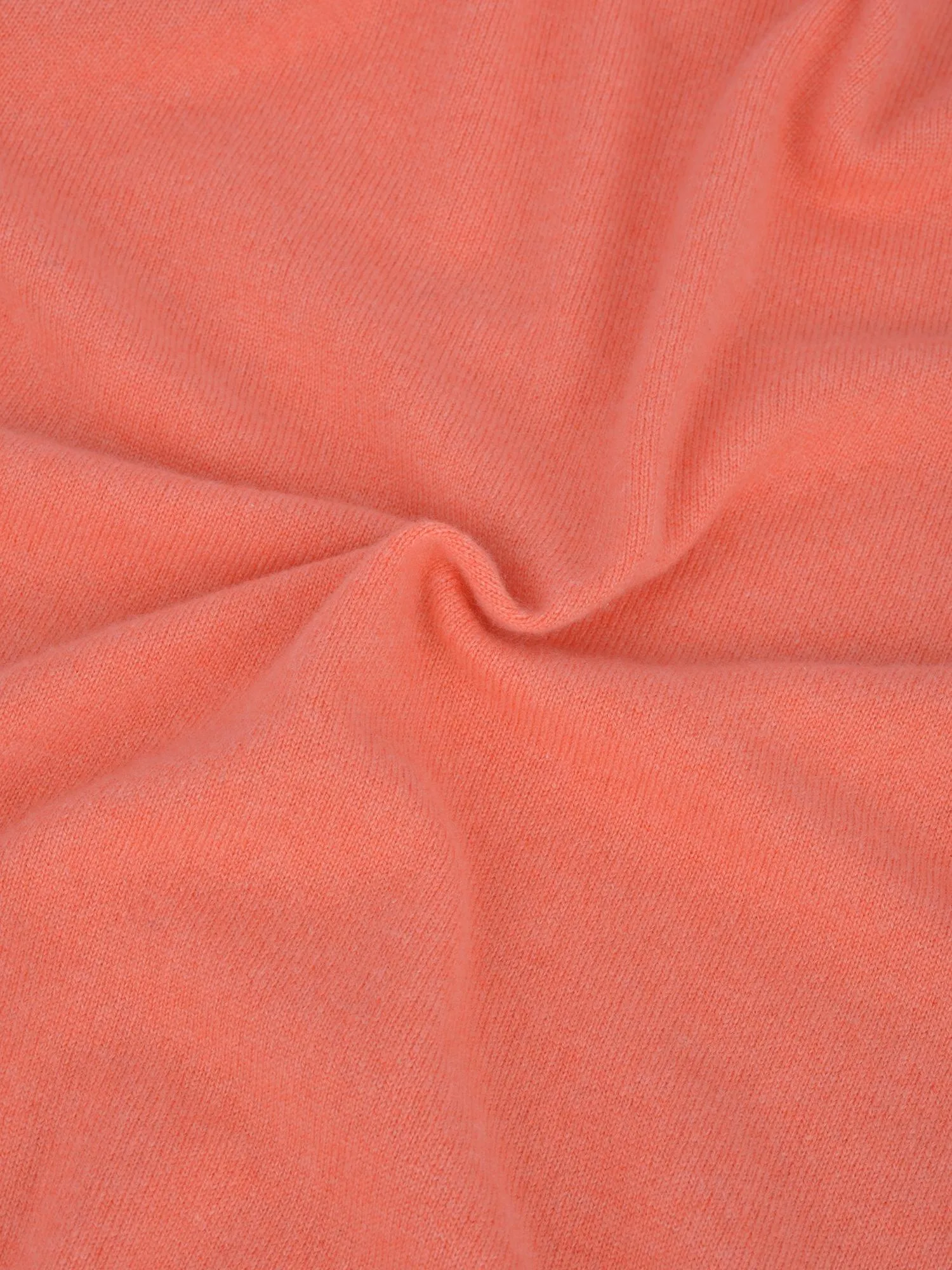 Classic Crew Neck Sweater_Coral