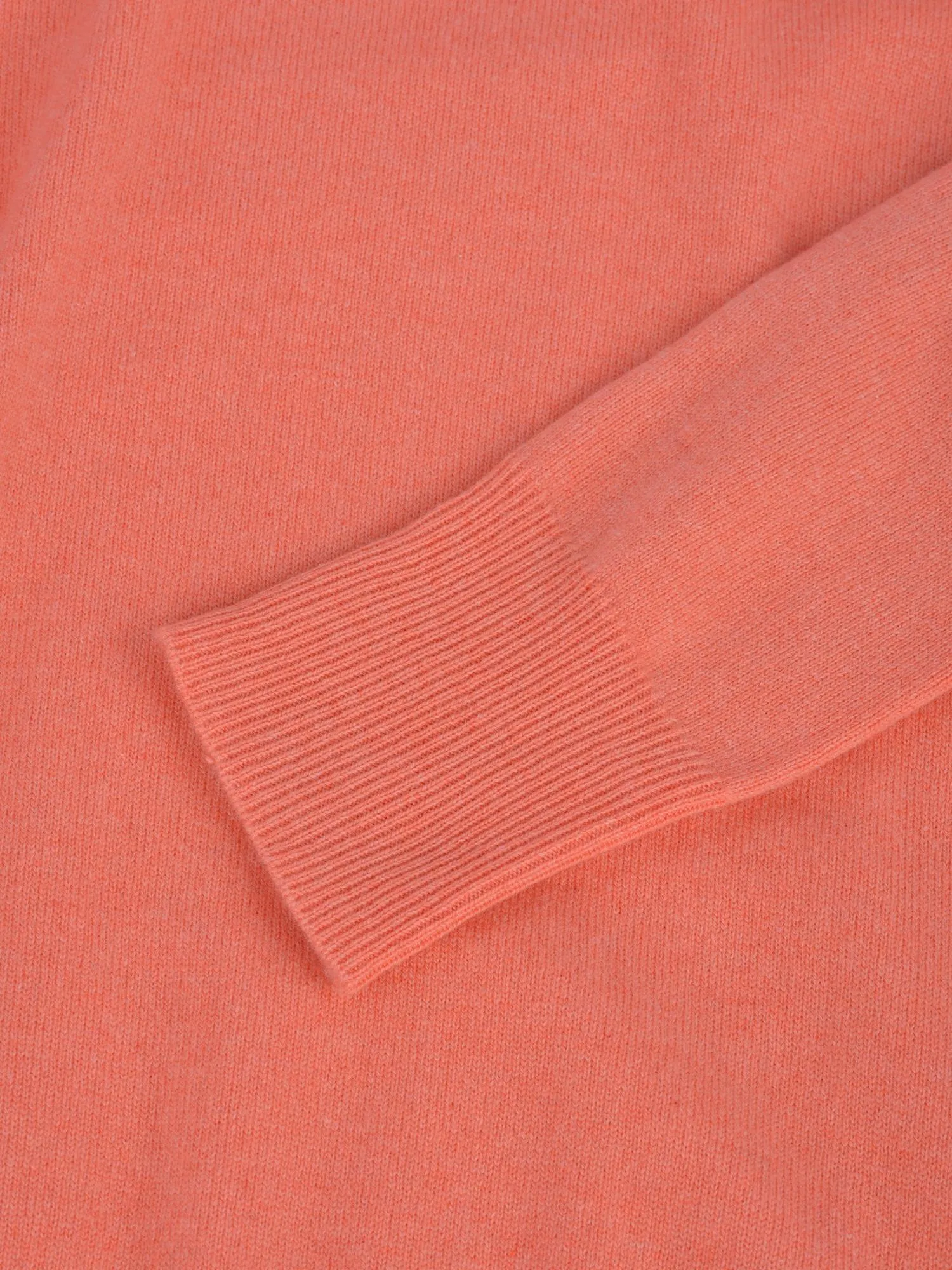 Classic Crew Neck Sweater_Coral