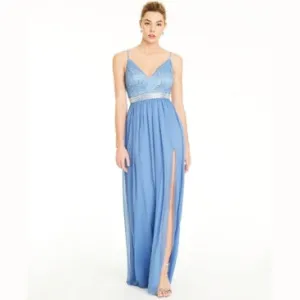 Emerald Sundae Juniors Embellished Lace and Chiffon Gown, Size 15