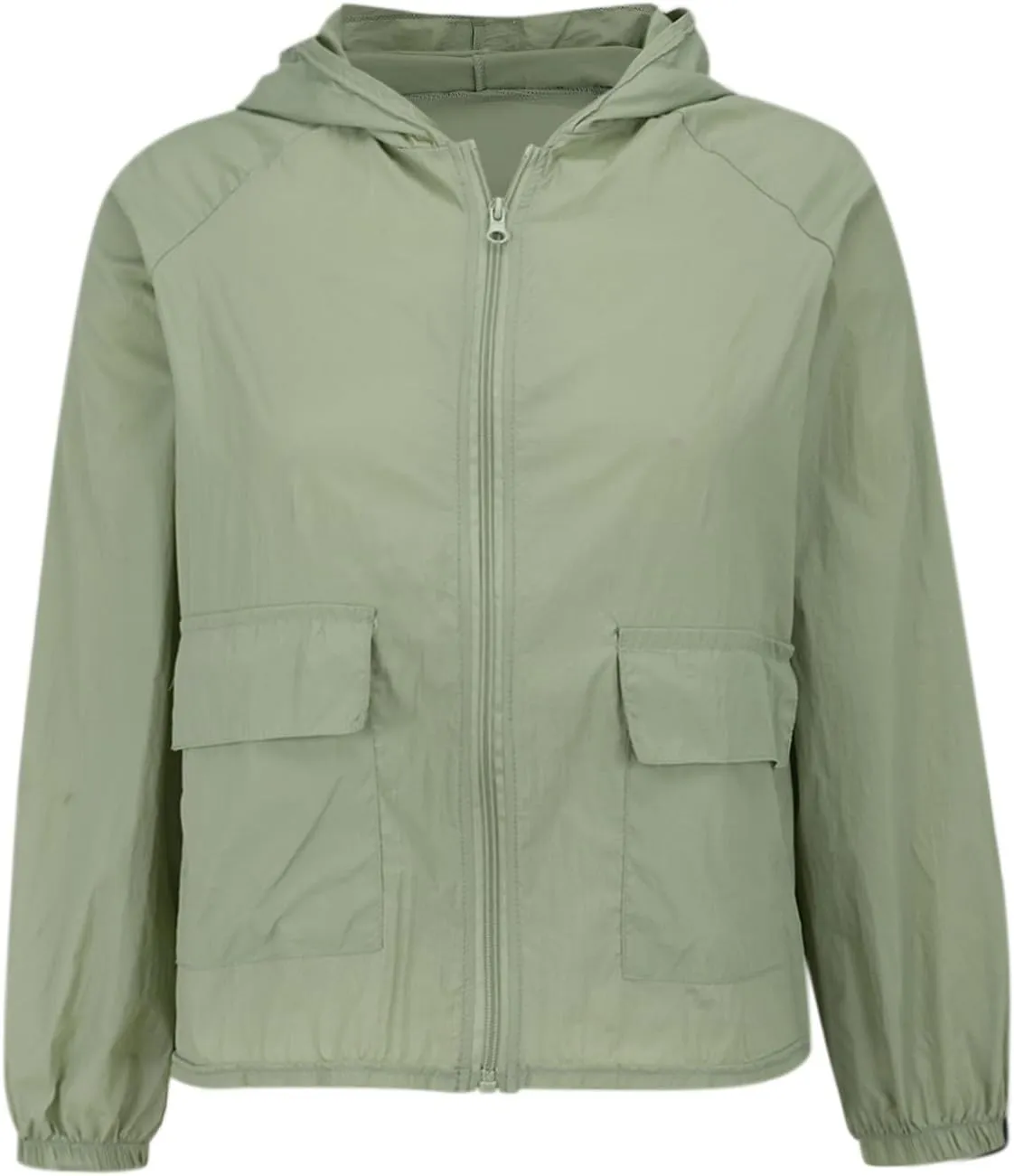 Lightweight Rain Jacket for Women Hood Packable Softshell Breathable Raincoat Hiking Fishing Travel Waterproof Jacket