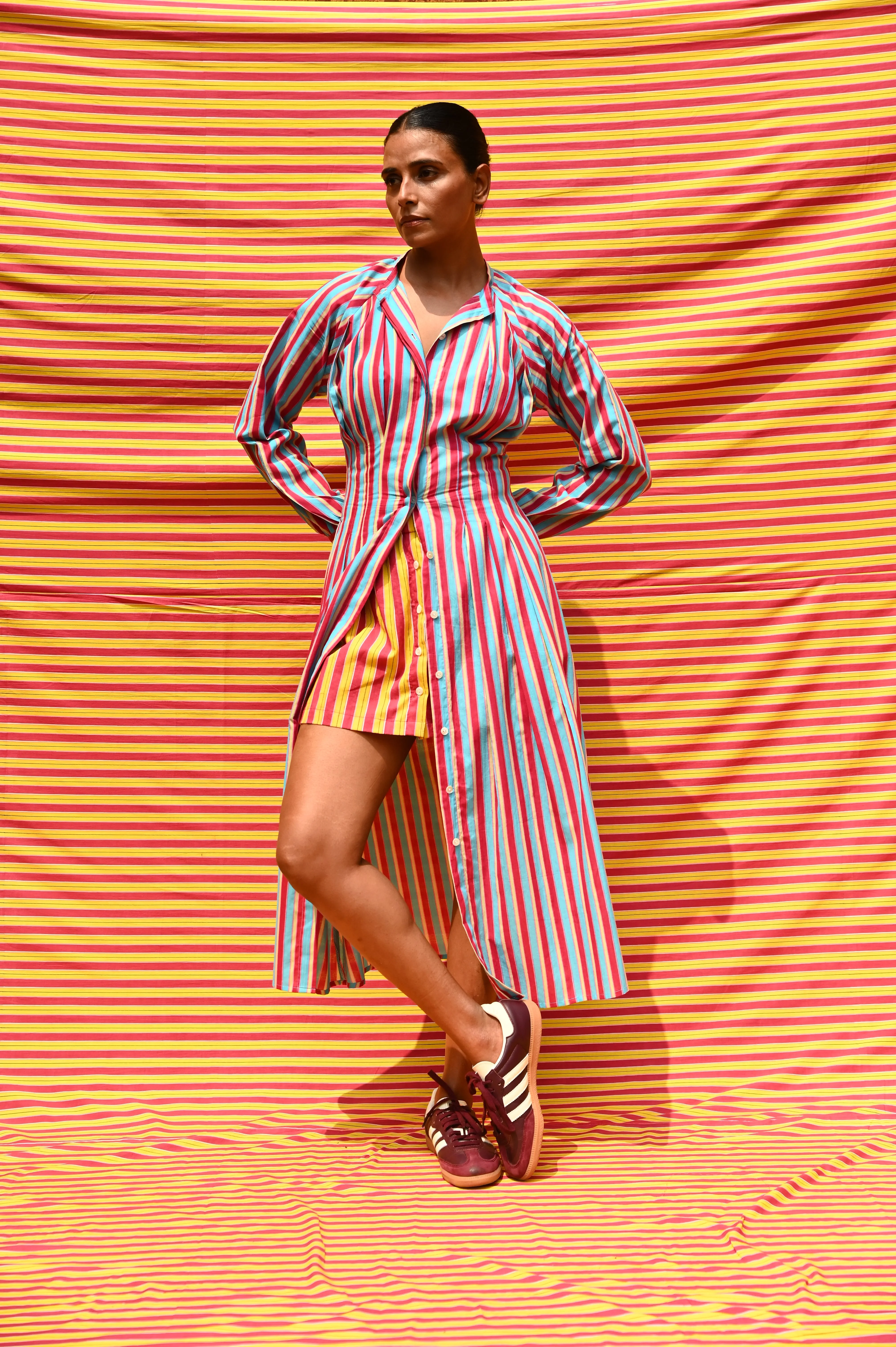 Nainital Skorts (Yellow & Red)