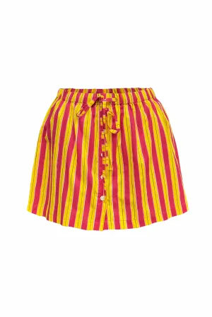 Nainital Skorts (Yellow & Red)