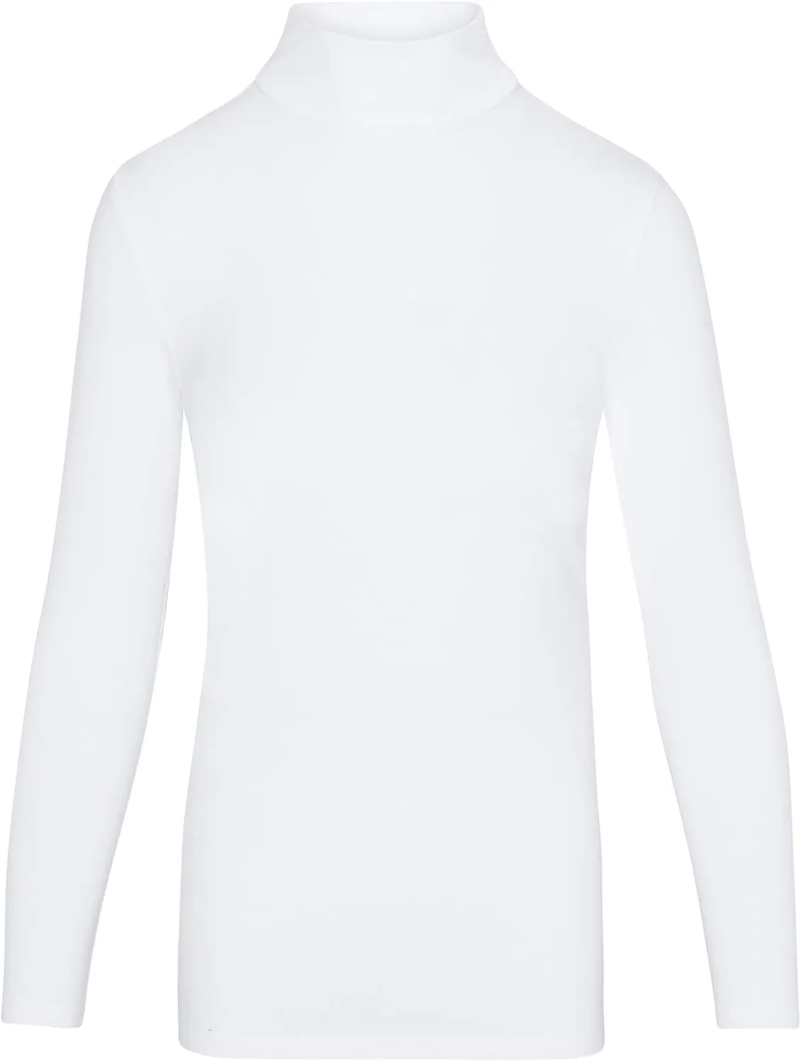 Natural Uniforms Women's Long Sleeve Mock Turtle-Neck T-Shirt Under Scrub