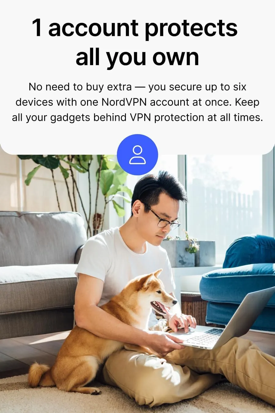 NordVPN Standard  1-Year VPN & Cybersecurity Software Subscription For 6 Devices - Block Malware, Malicious Links & Ads, Protect Personal Information | PC/Mac/Mobile | Activation Code via Mail