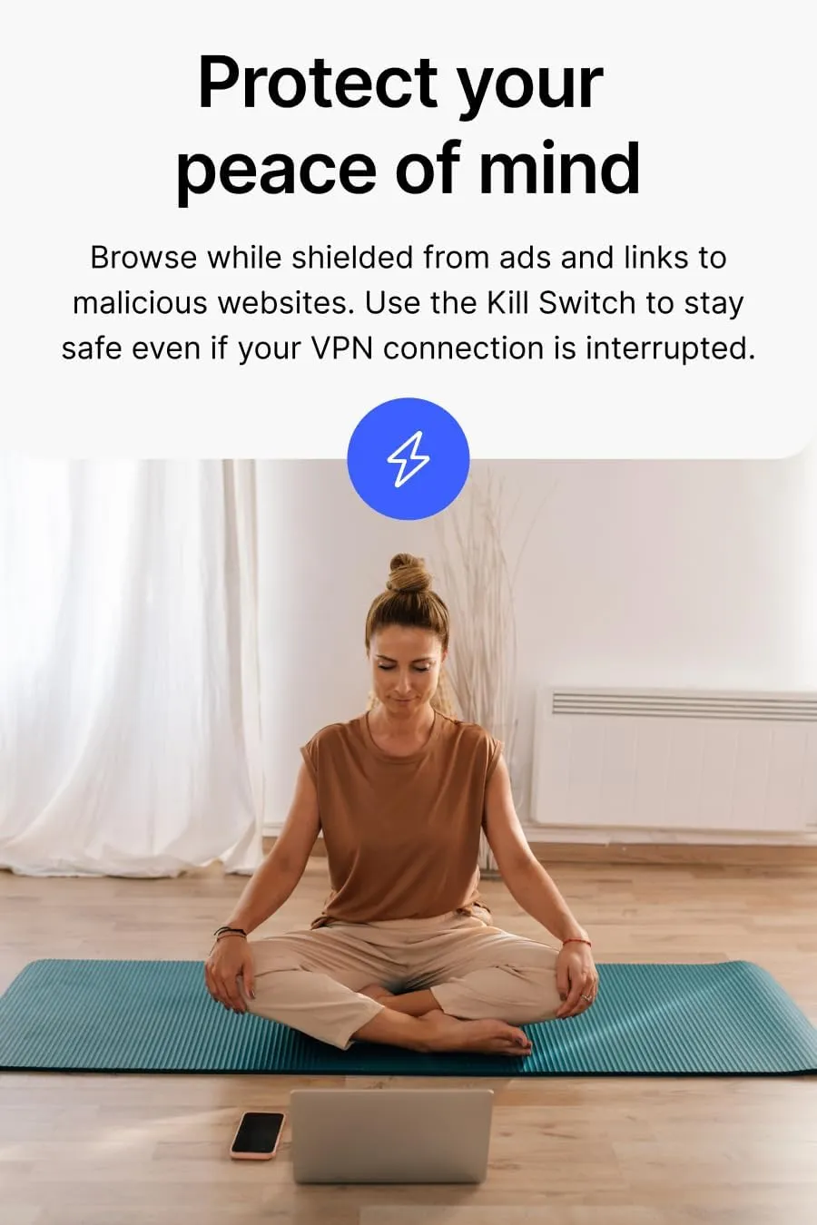 NordVPN Standard  1-Year VPN & Cybersecurity Software Subscription For 6 Devices - Block Malware, Malicious Links & Ads, Protect Personal Information | PC/Mac/Mobile | Activation Code via Mail
