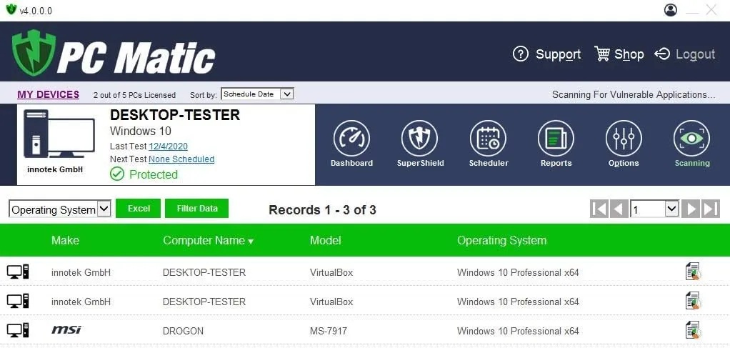 PC Matic | Antivirus & Ransomware Protection | 5 Devices | 1 Year | PC, Mac, Android [Download] [PC/Mac Online Code]