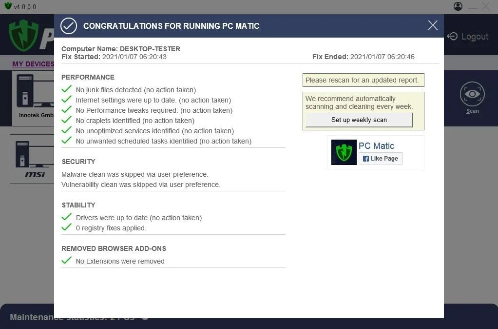 PC Matic | Antivirus & Ransomware Protection | 5 Devices | 1 Year | PC, Mac, Android [Download] [PC/Mac Online Code]