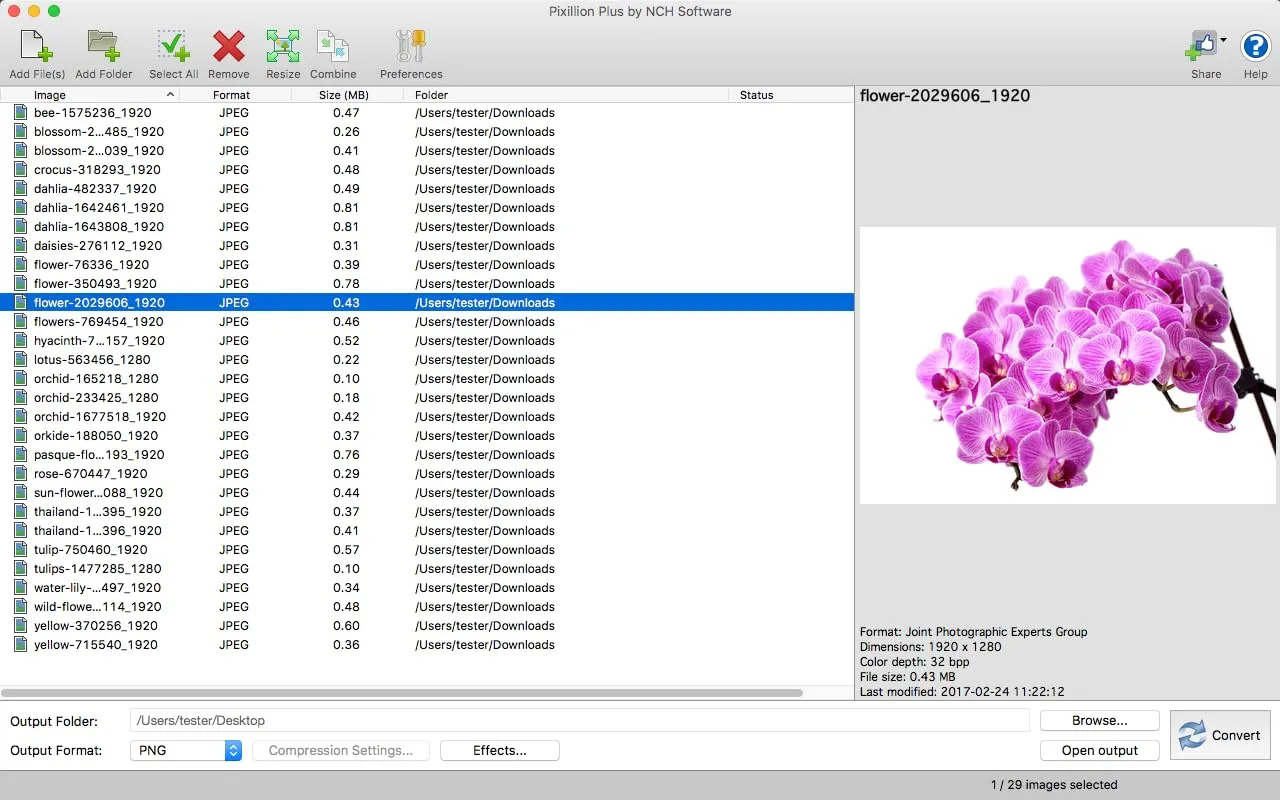 Pixillion Image Converter Software for Mac- Convert Photo and Image File Formats [Download]