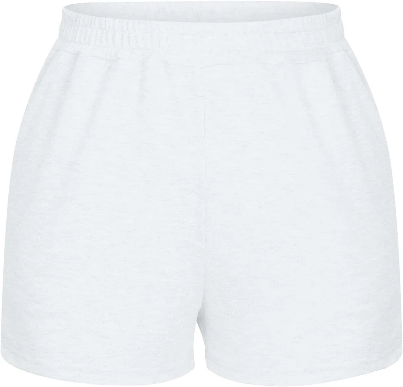 Uillui Sweat Shorts Womens 5" Comfy Cotton Athletic Gym Shorts High Waisted Workout Running Shorts Casual Jogger Short Pants