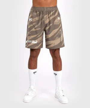 VNMUFC-00260-650 UFC Adrenaline by Venum Fight Week Performance Men’s Shorts M/L Desert Camo